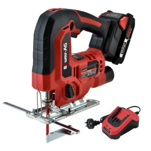 BAUMR-AG 20V Cordless Jigsaw with Battery and Fast Charger