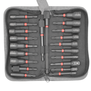 DUKE Tools Perth™️ 21 Piece Impact Nut Driver & Socket Adapter Set (SAE/Imperial & Metric)