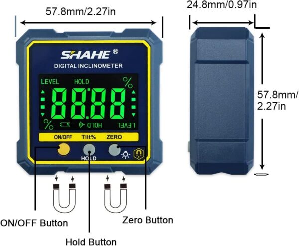 SHAHE Digital Angle Gauge