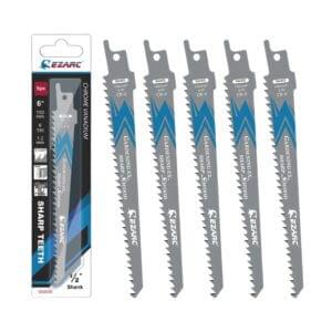 Hand Tools | Measuring Tools | Tool Accessories EZARC Pruning 5 Pcs150mm 6TPI Wood Reciprocating Saw Blades