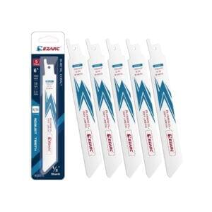 EZARC 18 TPI 150mm 6" Bi-Metal Reciprocating Saw Blade - 5 Pack