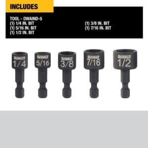 dewalt-nut-driver-set-compact-5-piece-dwaind-5-detail-view-1 Hand Tools | Measuring Tools | Tool Accessories